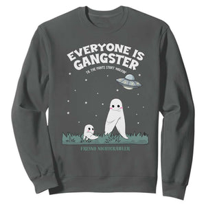 Gangster Til The Pants Start Walkin Nightcrawler Sweatshirt Funny Cryptid Hunter TS12 Dark Heather Print Your Wear