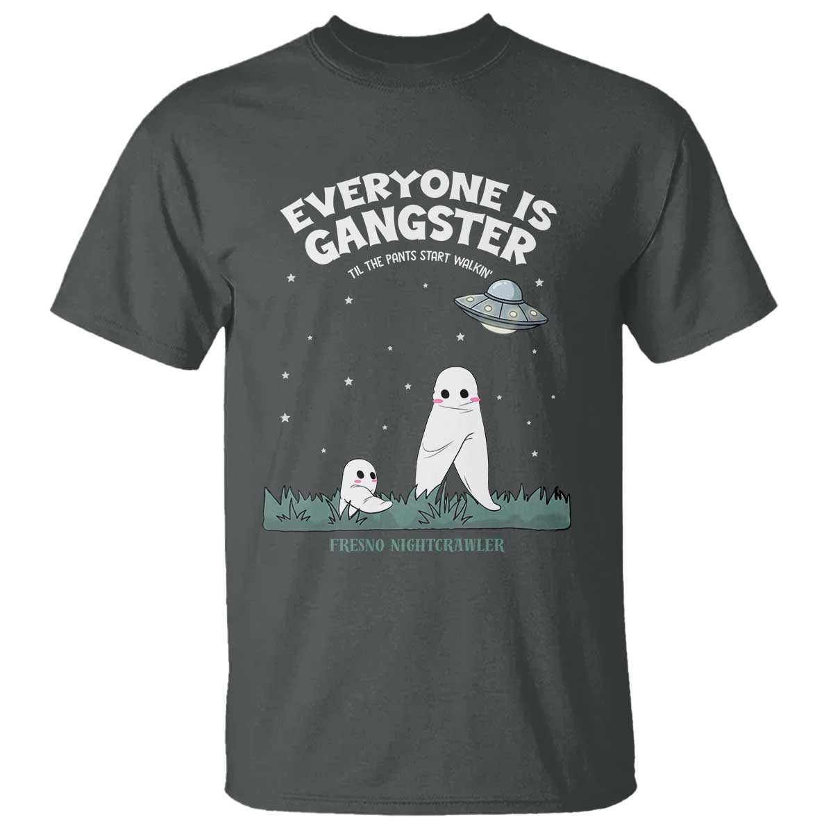 Gangster Til The Pants Start Walkin Nightcrawler T Shirt Funny Cryptid Hunter TS12 Dark Heather Print Your Wear