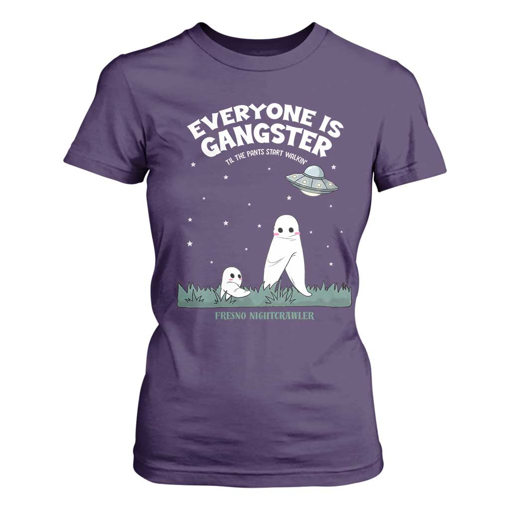 Gangster Til The Pants Start Walkin Nightcrawler T Shirt For Women Funny Cryptid Hunter TS12 Purple Print Your Wear