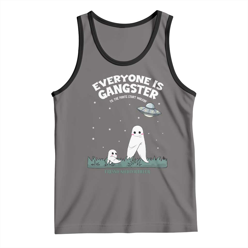 Gangster Til The Pants Start Walkin Nightcrawler Tank Top Funny Cryptid Hunter TS12 Deep Heather Black Print Your Wear
