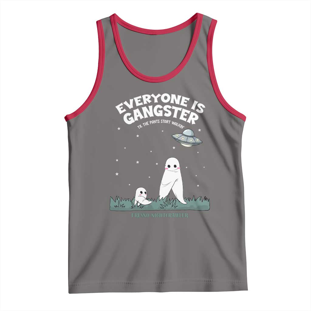 Gangster Til The Pants Start Walkin Nightcrawler Tank Top Funny Cryptid Hunter TS12 Deep Heather Red Print Your Wear