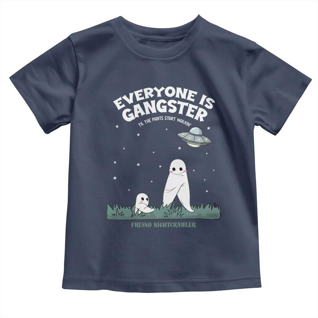 Gangster Til The Pants Start Walkin Nightcrawler Toddler T Shirt Funny Cryptid Hunter TS12 Navy Print Your Wear