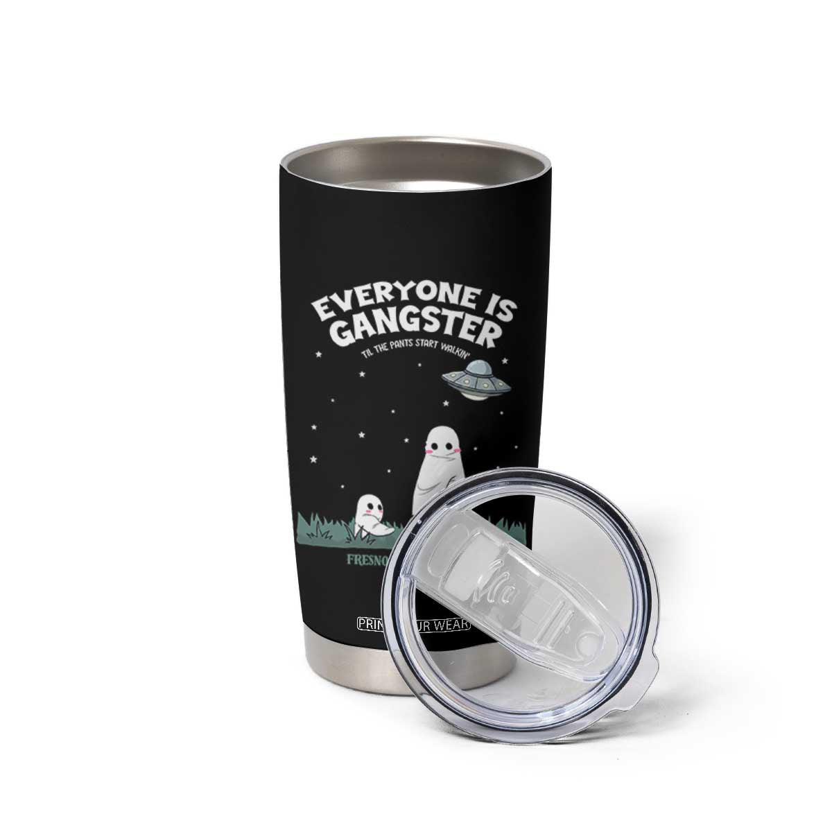 Gangster Til The Pants Start Walkin Nightcrawler Tumbler Cup Funny Cryptid Hunter TS12 Print Your Wear