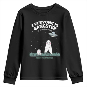 Gangster Til The Pants Start Walkin Nightcrawler Youth Sweatshirt Funny Cryptid Hunter TS12 Black Print Your Wear