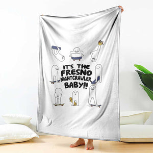 Its The Fresno Nightcrawler Baby Throw Blanket Funny Cryptid Skate Style Gift TS12 Print Your Wear