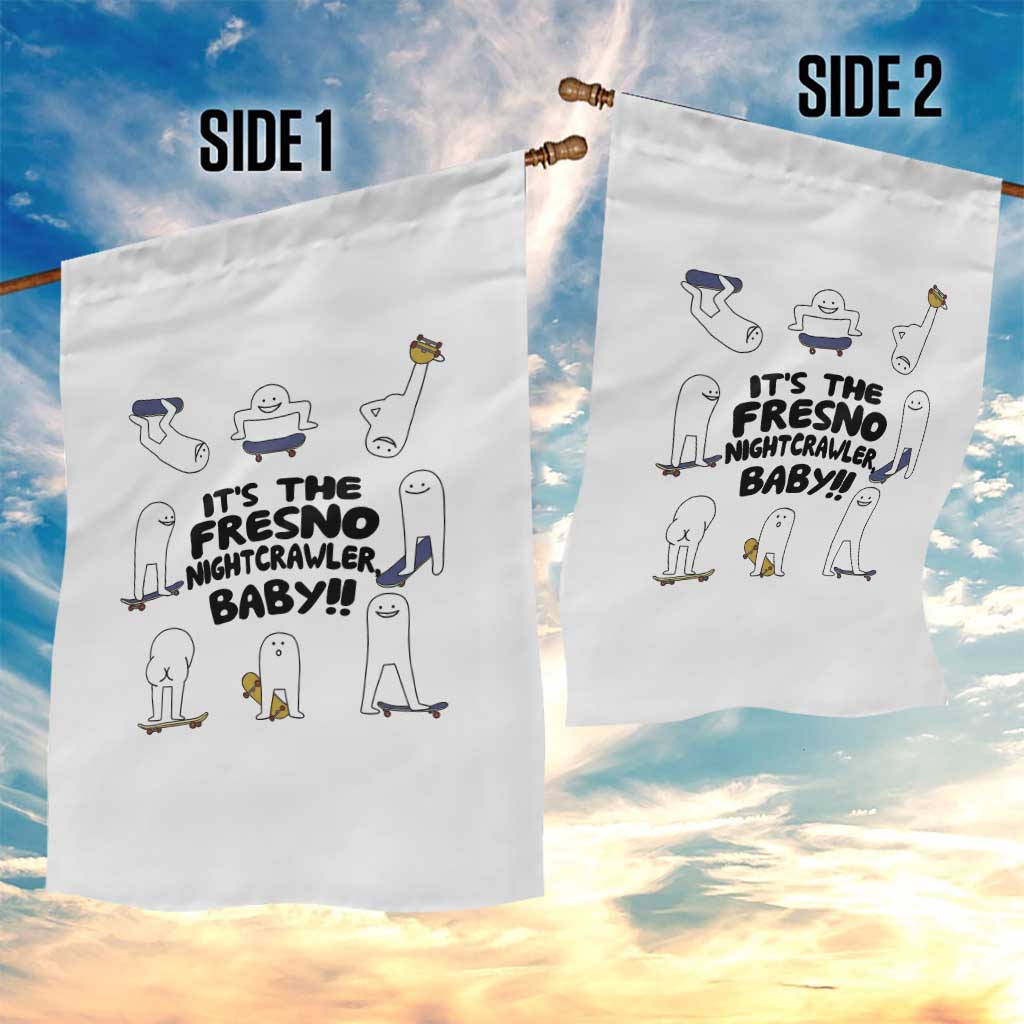 Its The Fresno Nightcrawler Baby Garden Flag Funny Cryptid Skate Style Gift TS12 Print Your Wear