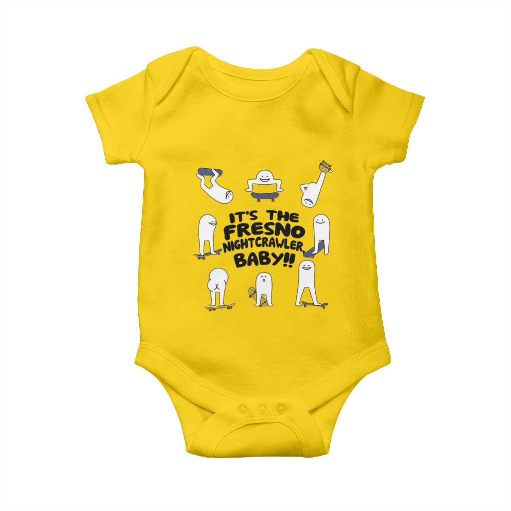 Its The Fresno Nightcrawler Baby Baby Onesie Funny Cryptid Skate Style Gift TS12 Daisy Print Your Wear