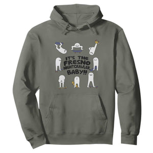 Its The Fresno Nightcrawler Baby Hoodie Funny Cryptid Skate Style Gift TS12 Military Green Print Your Wear