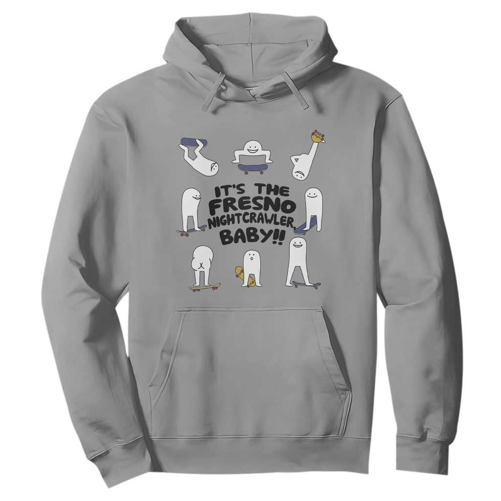 Its The Fresno Nightcrawler Baby Hoodie Funny Cryptid Skate Style Gift TS12 Sport Gray Print Your Wear