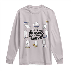 Its The Fresno Nightcrawler Baby Long Sleeve Shirt Funny Cryptid Skate Style Gift TS12 Ice Gray Print Your Wear