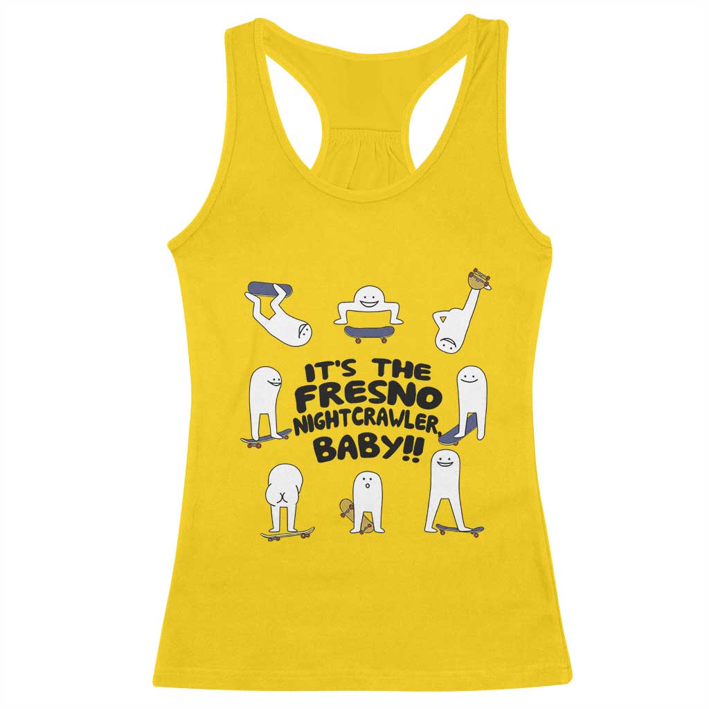 Its The Fresno Nightcrawler Baby Racerback Tank Top Funny Cryptid Skate Style Gift TS12 Daisy Print Your Wear