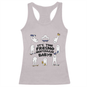 Its The Fresno Nightcrawler Baby Racerback Tank Top Funny Cryptid Skate Style Gift TS12 Ice Gray Print Your Wear