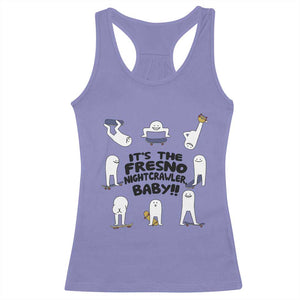 Its The Fresno Nightcrawler Baby Racerback Tank Top Funny Cryptid Skate Style Gift TS12 Violet Print Your Wear