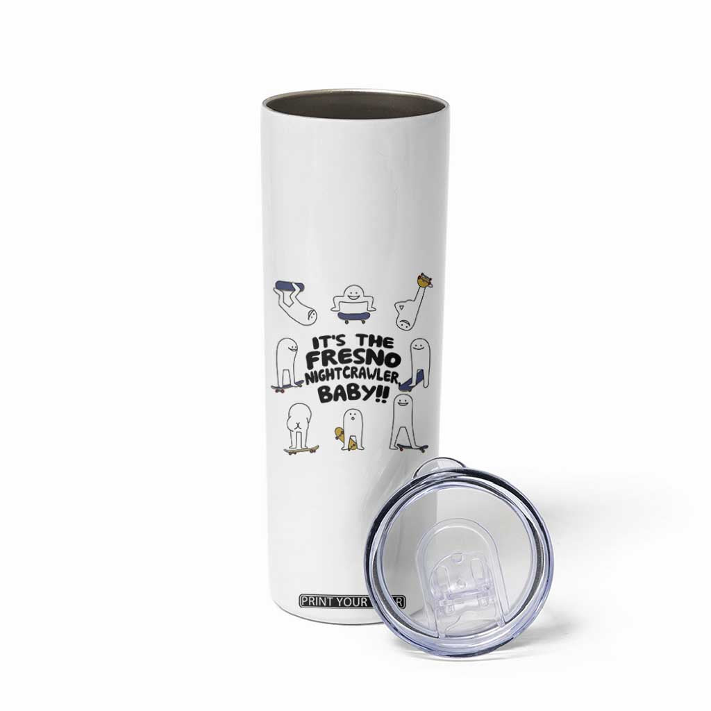 Its The Fresno Nightcrawler Baby Skinny Tumbler Funny Cryptid Skate Style Gift TS12 Print Your Wear