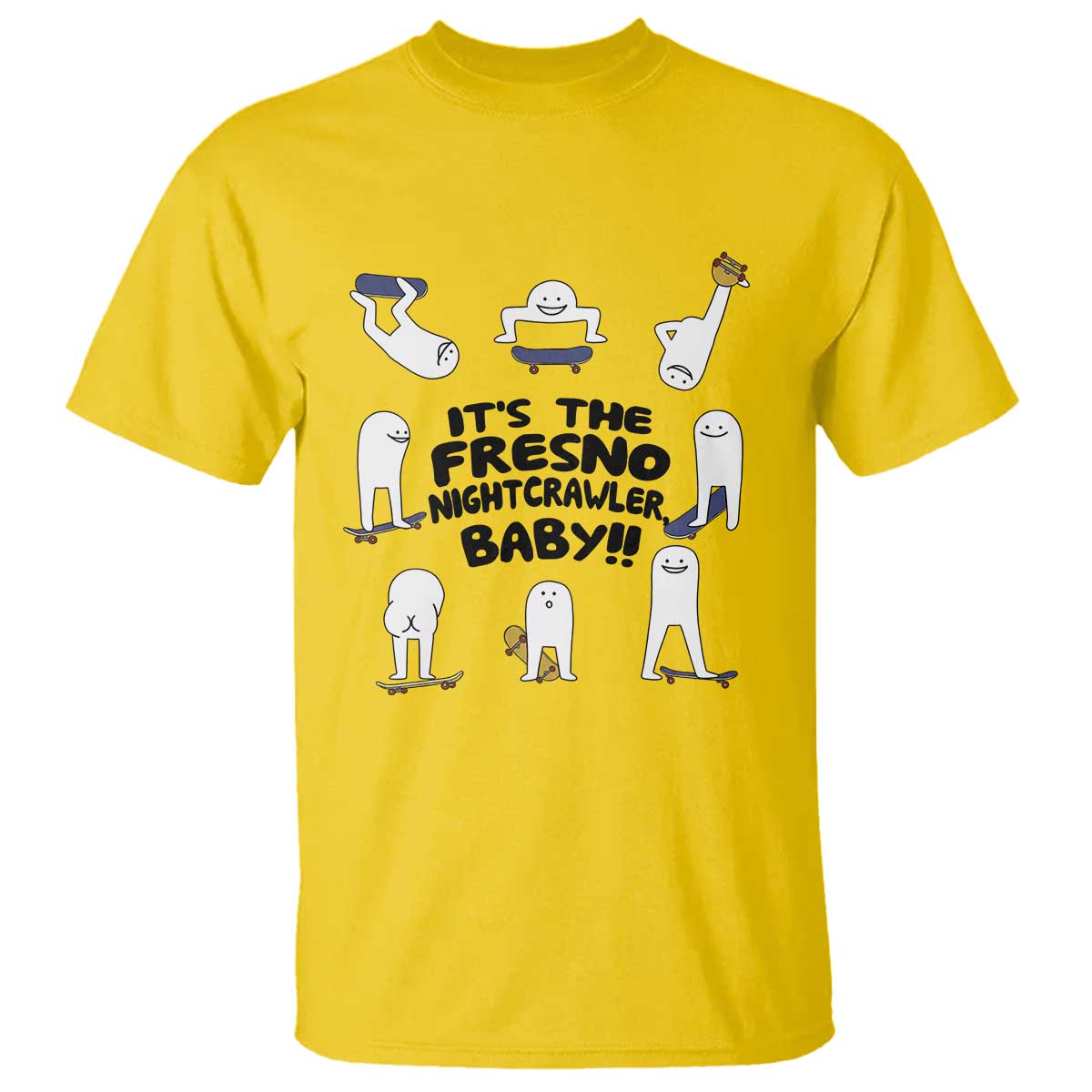 Its The Fresno Nightcrawler Baby T Shirt Funny Cryptid Skate Style Gift TS12 Daisy Print Your Wear