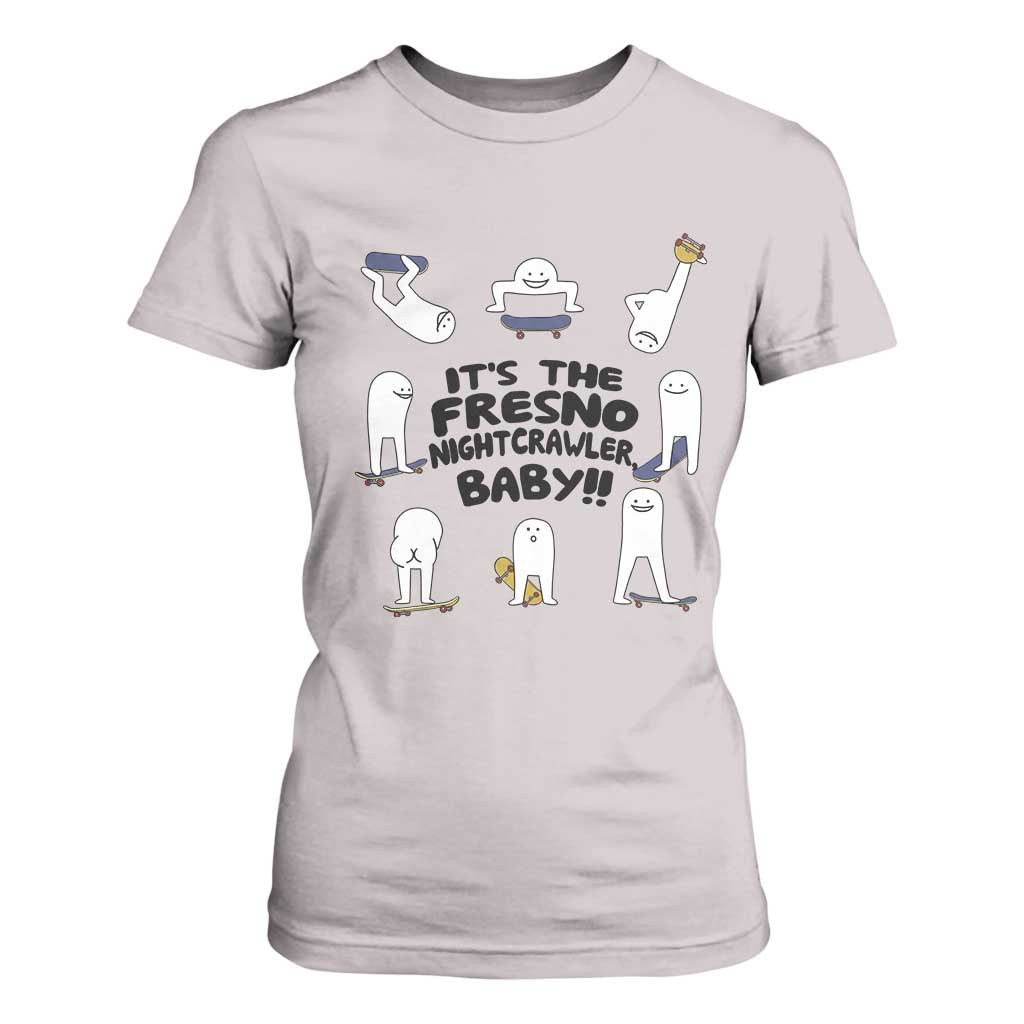 Its The Fresno Nightcrawler Baby T Shirt For Women Funny Cryptid Skate Style Gift TS12 Ice Gray Print Your Wear