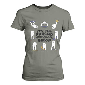 Its The Fresno Nightcrawler Baby T Shirt For Women Funny Cryptid Skate Style Gift TS12 Military Green Print Your Wear