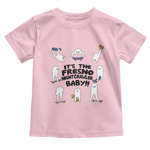 Its The Fresno Nightcrawler Baby Toddler T Shirt Funny Cryptid Skate Style Gift TS12 Light Pink Print Your Wear