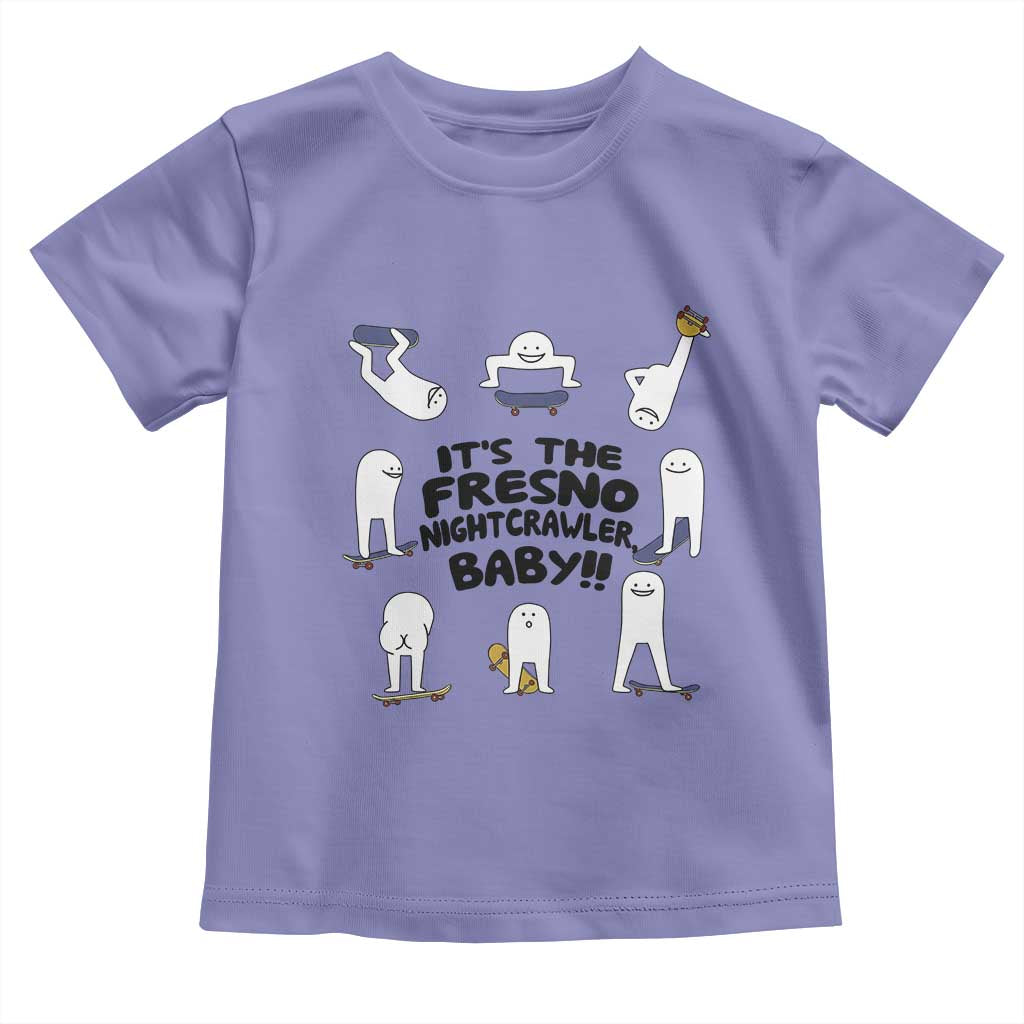 Its The Fresno Nightcrawler Baby Toddler T Shirt Funny Cryptid Skate Style Gift TS12 Violet Print Your Wear