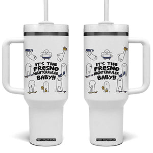Its The Fresno Nightcrawler Baby Tumbler With Handle Funny Cryptid Skate Style Gift TS12 One Size: 40 oz White Print Your Wear