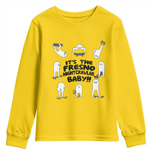 Its The Fresno Nightcrawler Baby Youth Sweatshirt Funny Cryptid Skate Style Gift TS12 Daisy Print Your Wear