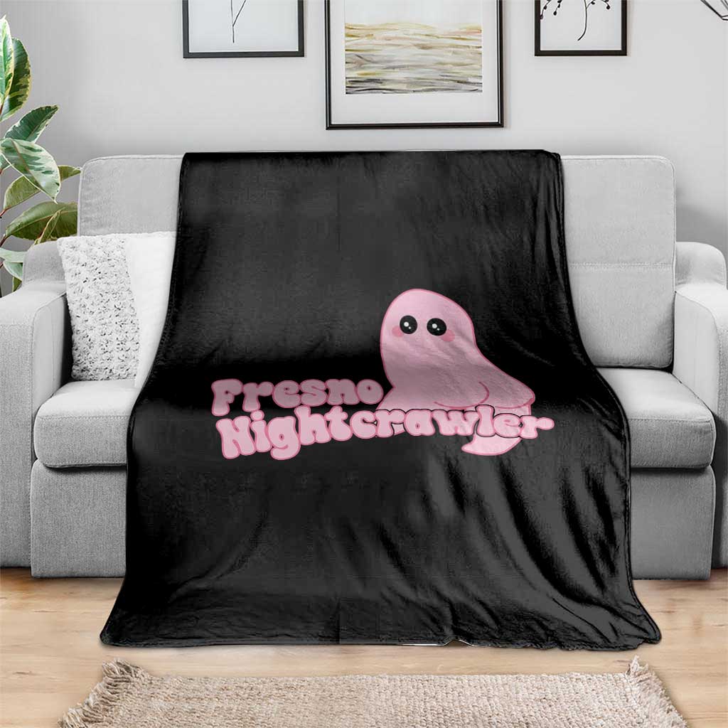 Pink Fresno Nightcrawler Throw Blanket Cryptidcore Aesthetic Gift For Girl TS12 Print Your Wear
