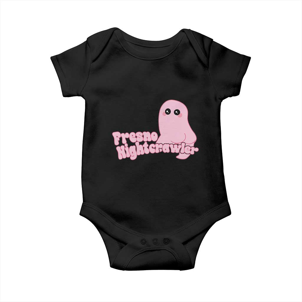 Pink Fresno Nightcrawler Baby Onesie Cryptidcore Aesthetic Gift For Girl TS12 Black Print Your Wear
