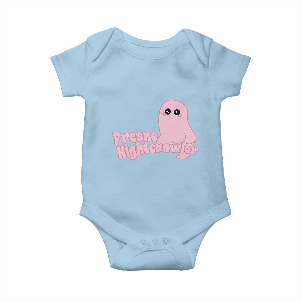 Pink Fresno Nightcrawler Baby Onesie Cryptidcore Aesthetic Gift For Girl TS12 Light Blue Print Your Wear