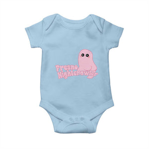 Pink Fresno Nightcrawler Baby Onesie Cryptidcore Aesthetic Gift For Girl TS12 Light Blue Print Your Wear
