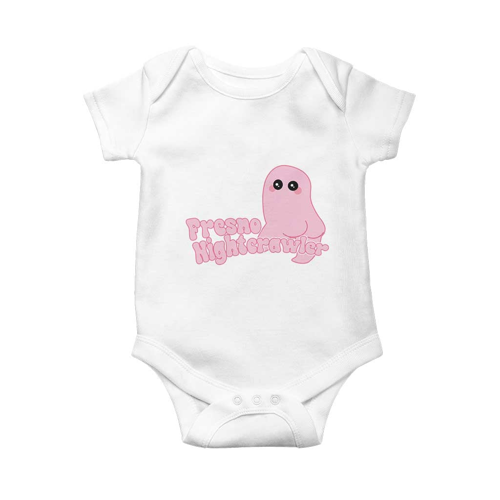 Pink Fresno Nightcrawler Baby Onesie Cryptidcore Aesthetic Gift For Girl TS12 White Print Your Wear