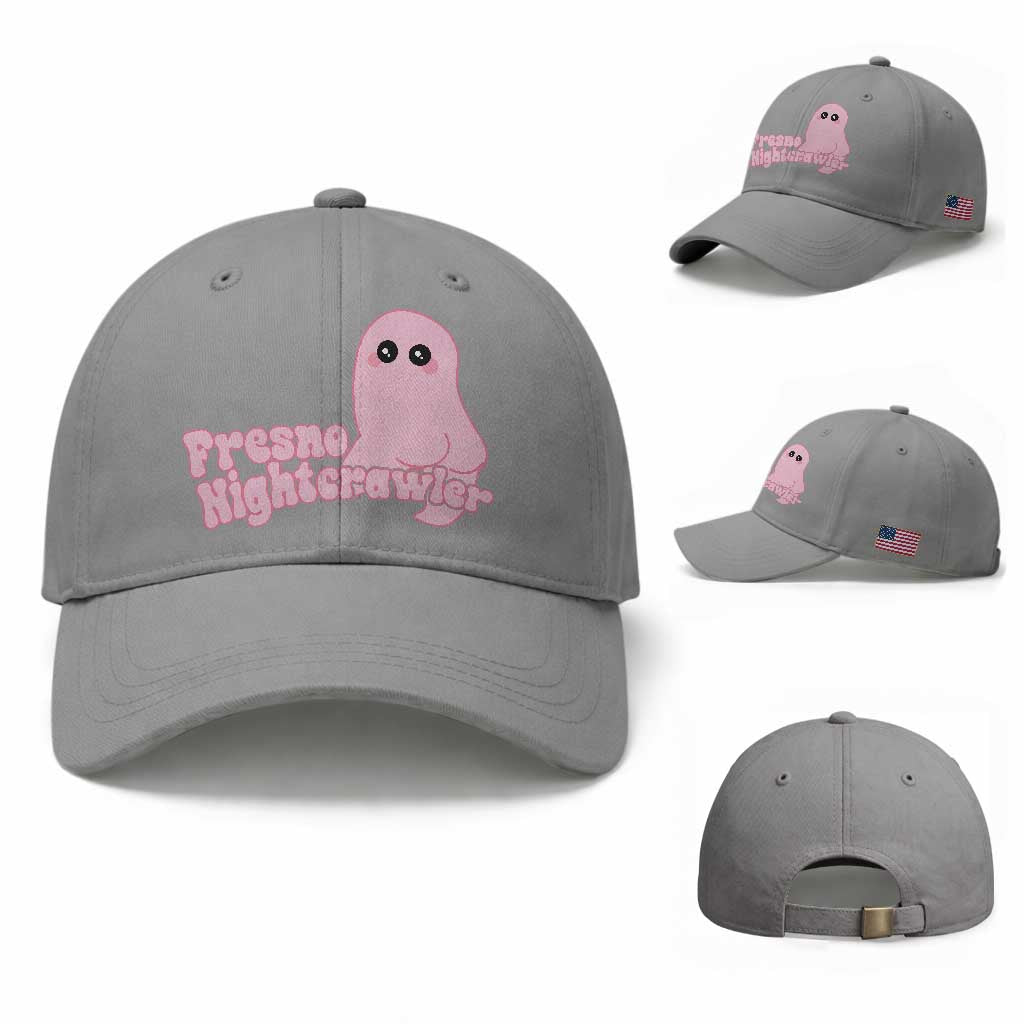 Pink Fresno Nightcrawler Baseball Cap Cryptidcore Aesthetic Gift For Girl TS12 Baseball Cap Universal Fit Sport Gray Print Your Wear