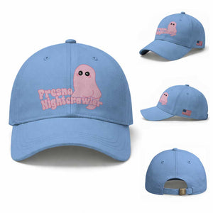 Pink Fresno Nightcrawler Baseball Cap Cryptidcore Aesthetic Gift For Girl TS12 Baseball Cap Universal Fit Light Blue Print Your Wear