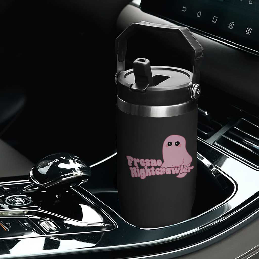 Pink Fresno Nightcrawler Flip Straw Tumbler Cryptidcore Aesthetic Gift For Girl TS12 Print Your Wear