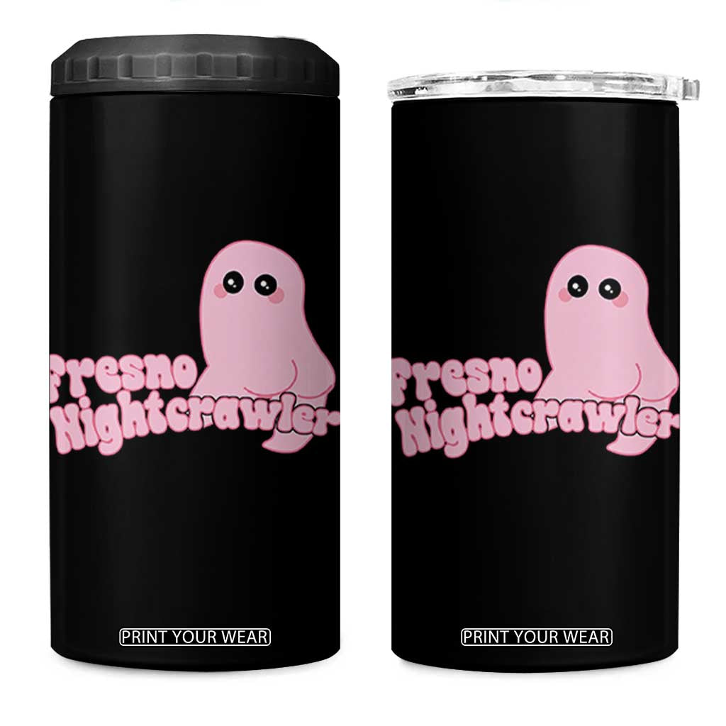 Pink Fresno Nightcrawler 4 in 1 Can Cooler Tumbler Cryptidcore Aesthetic Gift For Girl TS12 One Size: 16 oz Black Print Your Wear
