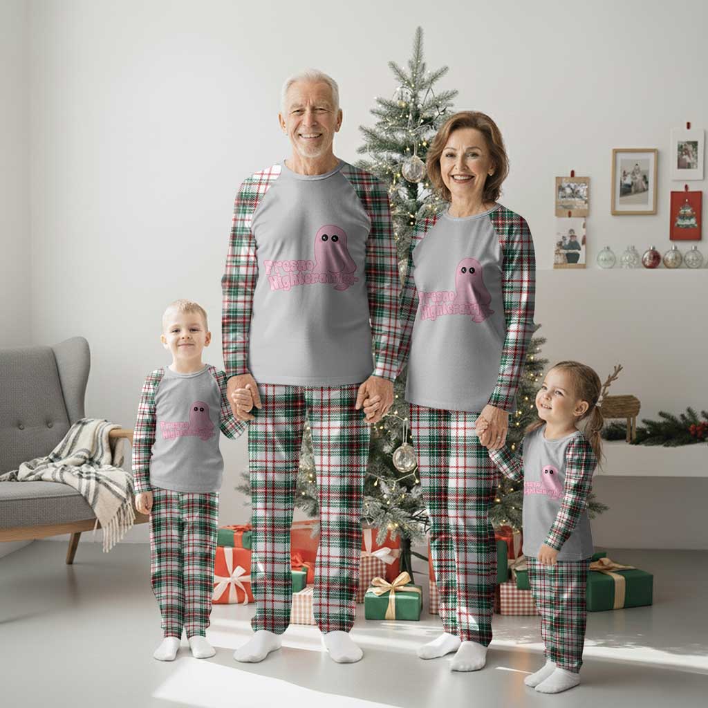 Pink Fresno Nightcrawler Plaid Pajama Set Cryptidcore Aesthetic Gift For Girl TS12 Christmas Plaid Print Your Wear