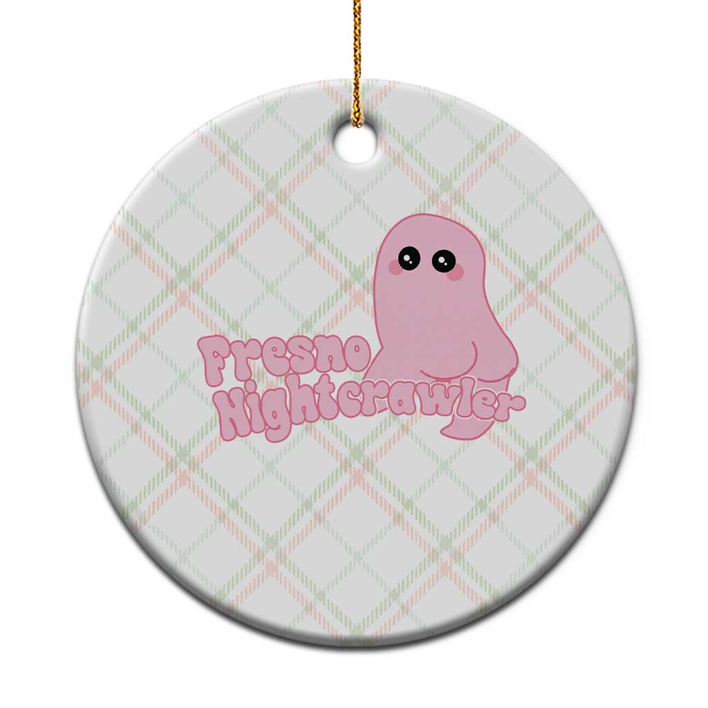 Pink Fresno Nightcrawler Ceramic Ornament Cryptidcore Aesthetic Gift For Girl TS12 1pc Christmas Plaid Print Your Wear