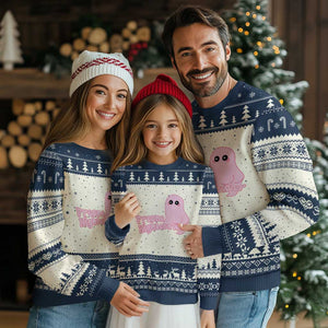 Pink Fresno Nightcrawler Ugly Christmas Sweater Cryptidcore Aesthetic Gift For Girl TS12 Beige Navy Print Your Wear