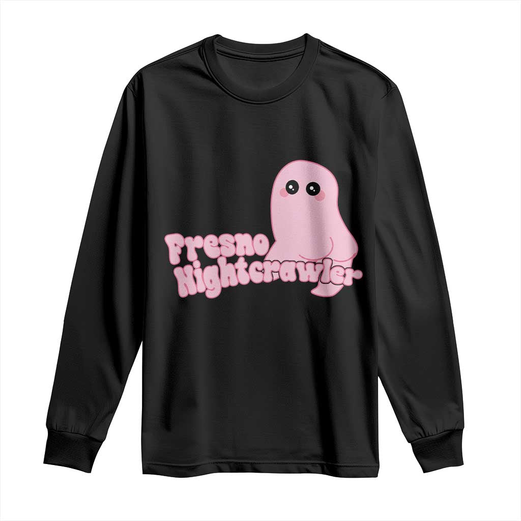 Pink Fresno Nightcrawler Long Sleeve Shirt Cryptidcore Aesthetic Gift For Girl TS12 Black Print Your Wear