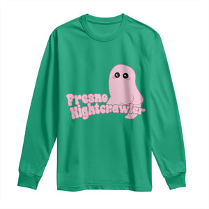 Pink Fresno Nightcrawler Long Sleeve Shirt Cryptidcore Aesthetic Gift For Girl TS12 Irish Green Print Your Wear