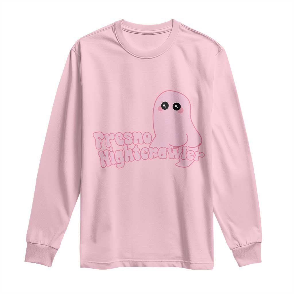 Pink Fresno Nightcrawler Long Sleeve Shirt Cryptidcore Aesthetic Gift For Girl TS12 Light Pink Print Your Wear