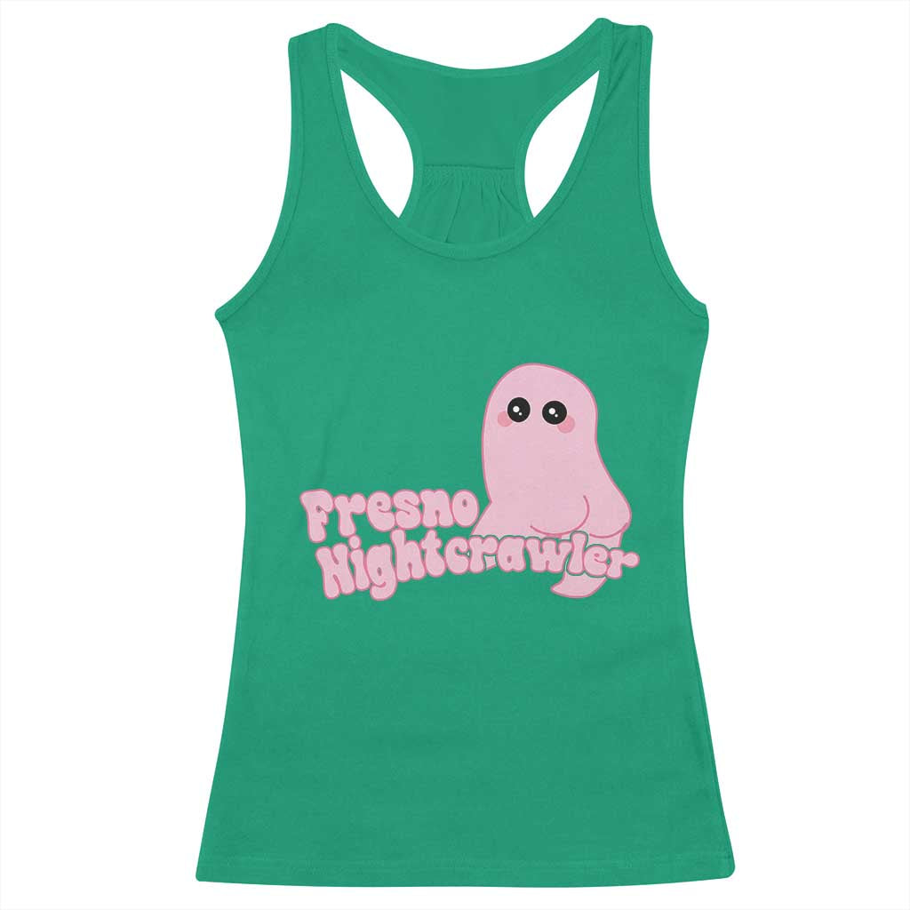 Pink Fresno Nightcrawler Racerback Tank Top Cryptidcore Aesthetic Gift For Girl TS12 Irish Green Print Your Wear