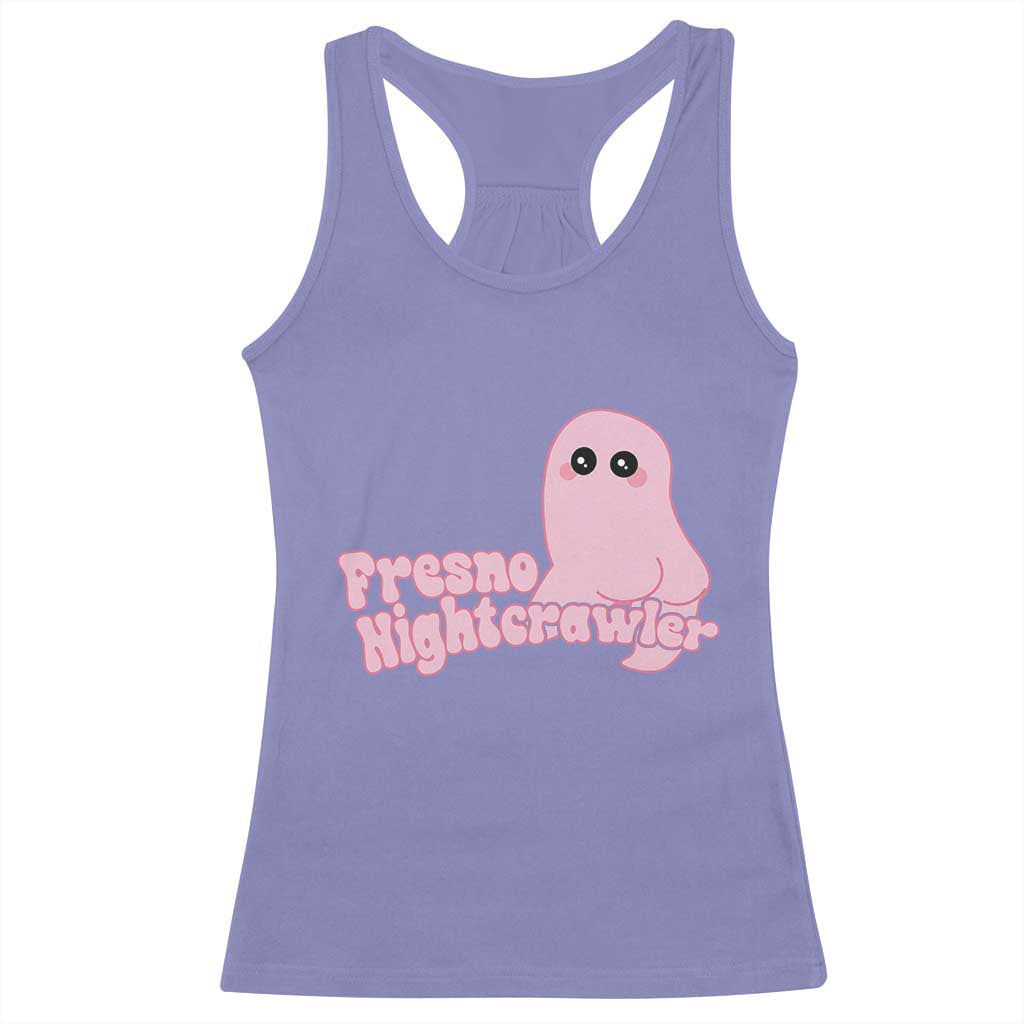 Pink Fresno Nightcrawler Racerback Tank Top Cryptidcore Aesthetic Gift For Girl TS12 Violet Print Your Wear