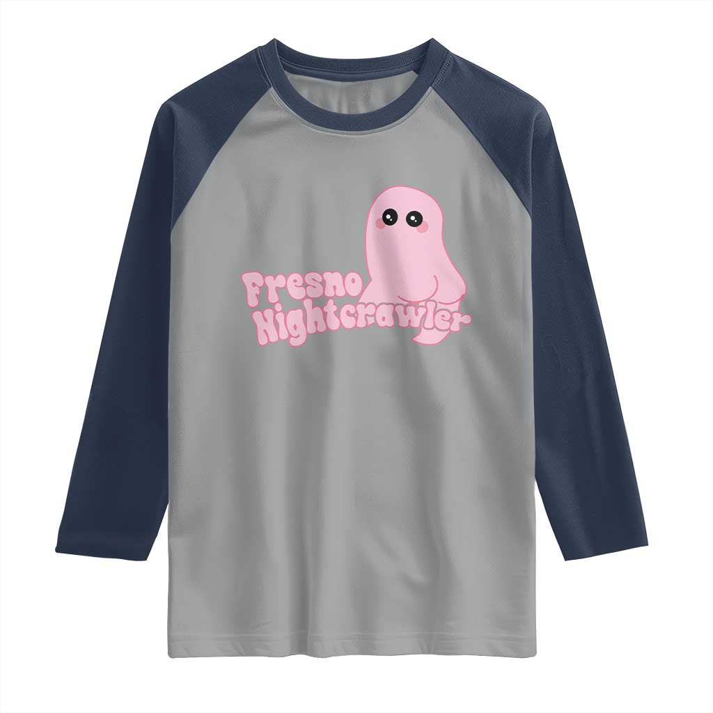 Pink Fresno Nightcrawler Raglan Shirt Cryptidcore Aesthetic Gift For Girl TS12 Sport Gray Navy Print Your Wear