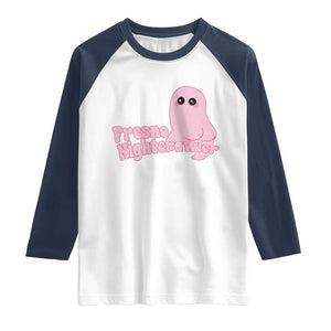 Pink Fresno Nightcrawler Raglan Shirt Cryptidcore Aesthetic Gift For Girl TS12 White Navy Print Your Wear