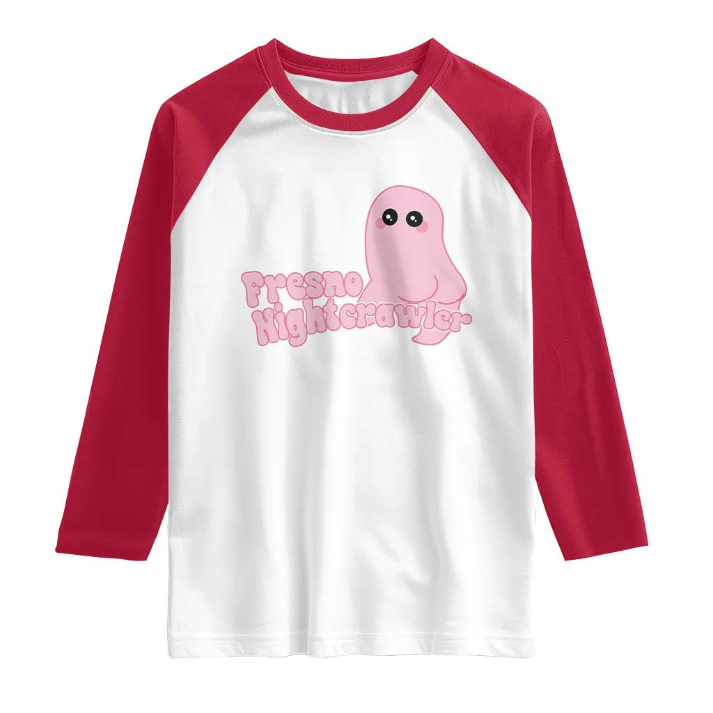 Pink Fresno Nightcrawler Raglan Shirt Cryptidcore Aesthetic Gift For Girl TS12 White Red Print Your Wear