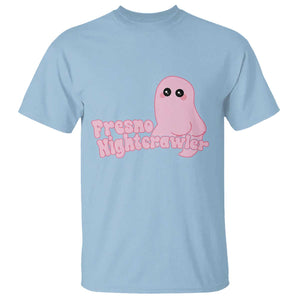 Pink Fresno Nightcrawler T Shirt Cryptidcore Aesthetic Gift For Girl TS12 Light Blue Print Your Wear