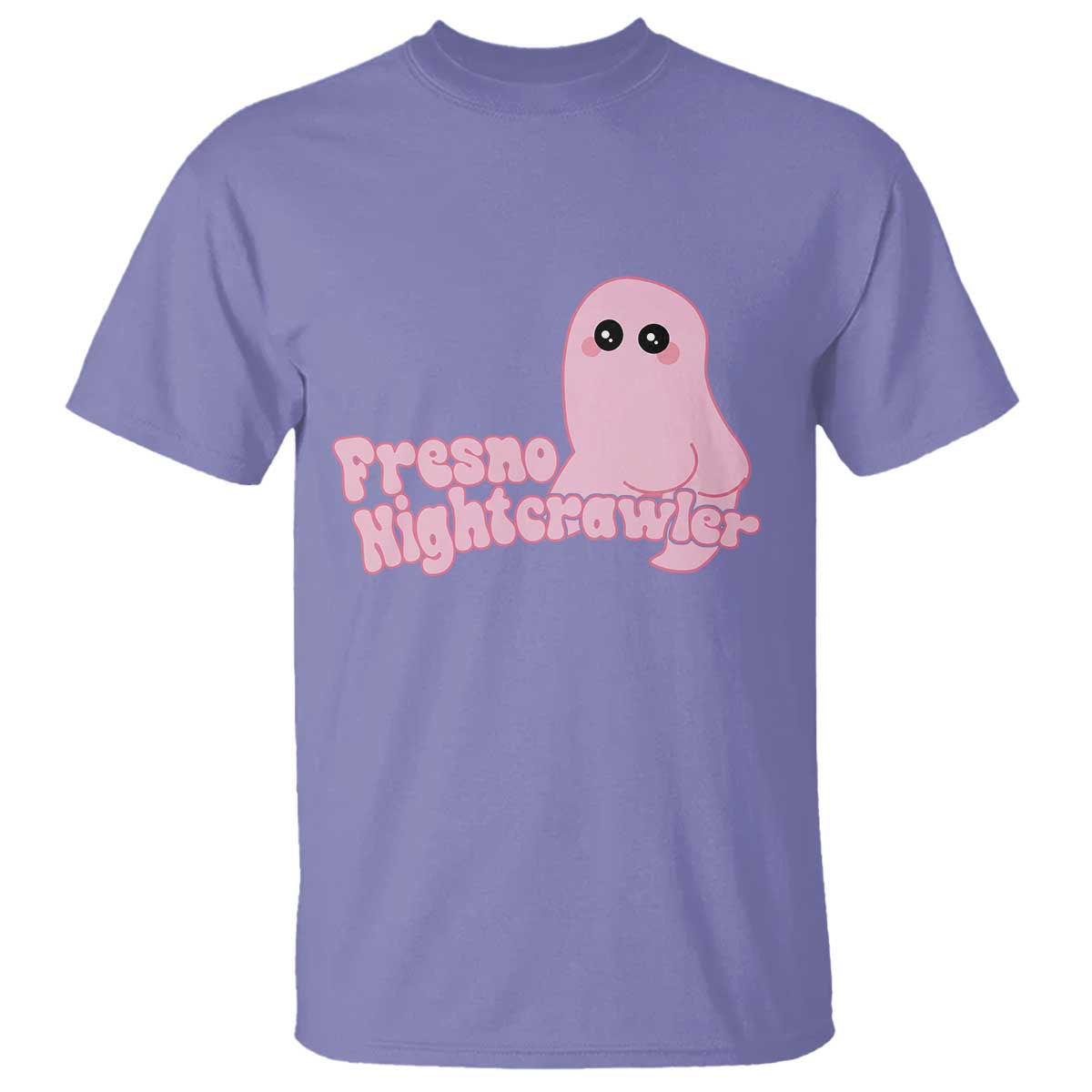 Pink Fresno Nightcrawler T Shirt Cryptidcore Aesthetic Gift For Girl TS12 Violet Print Your Wear
