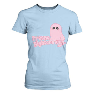 Pink Fresno Nightcrawler T Shirt For Women Cryptidcore Aesthetic Gift For Girl TS12 Light Blue Print Your Wear