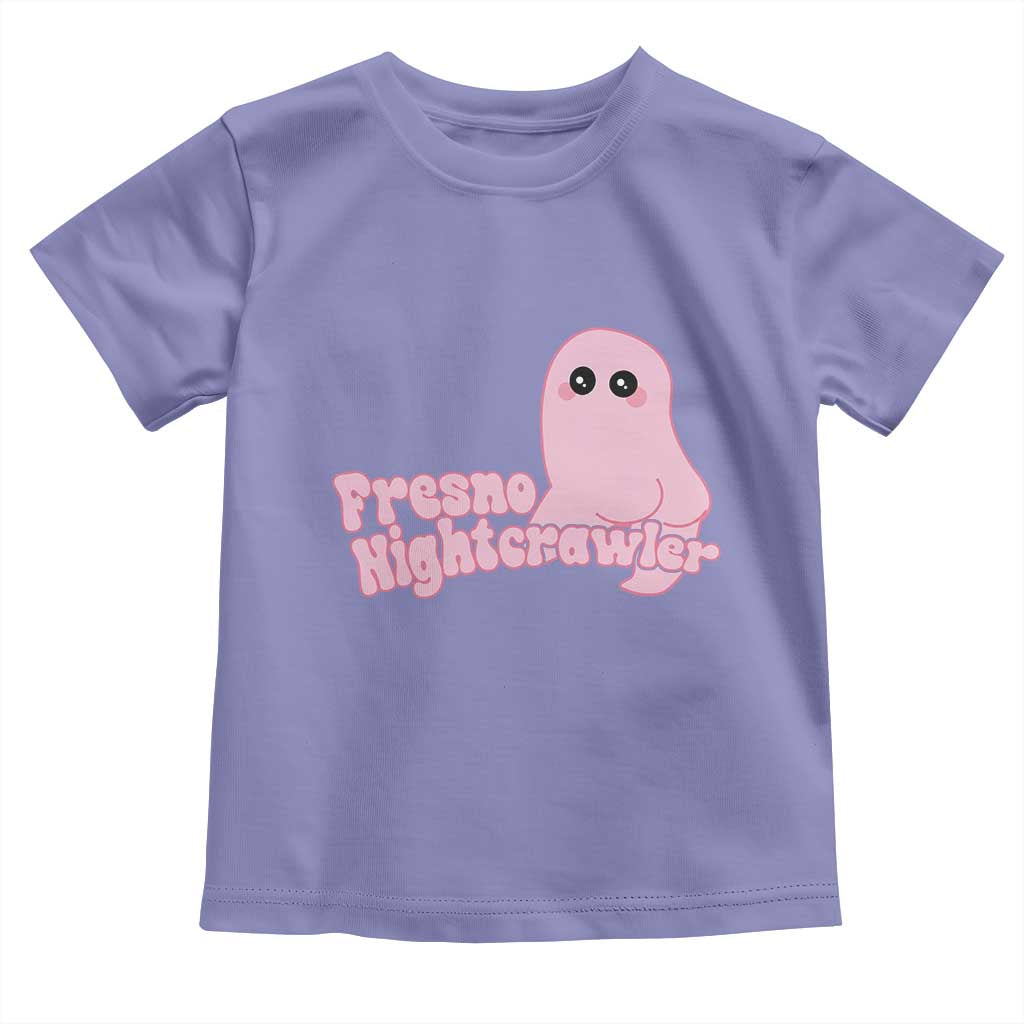 Pink Fresno Nightcrawler Toddler T Shirt Cryptidcore Aesthetic Gift For Girl TS12 Violet Print Your Wear