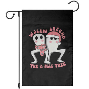 Walkin Around The Xmas Tree Garden Flag Fresno Nightcrawler Cryptid Christmas Gift TS12 White Print Your Wear